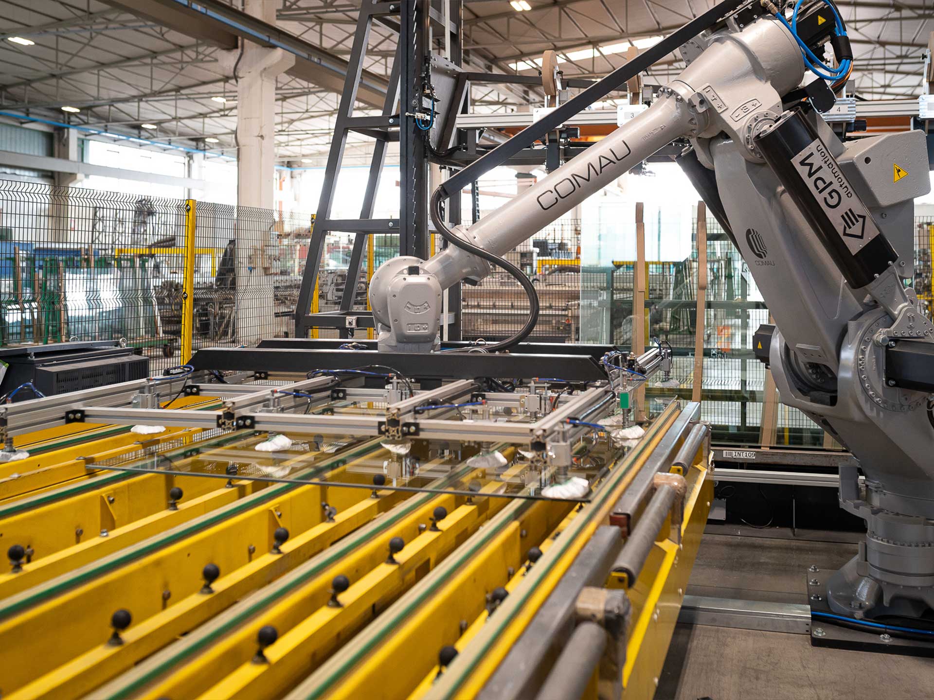 Linea di produzione automatizzata per la Molatura Vetro