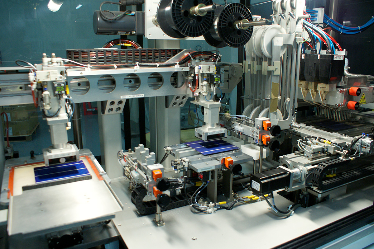 Produzione moduli fotovoltaici Vetro-vetro Unionglass