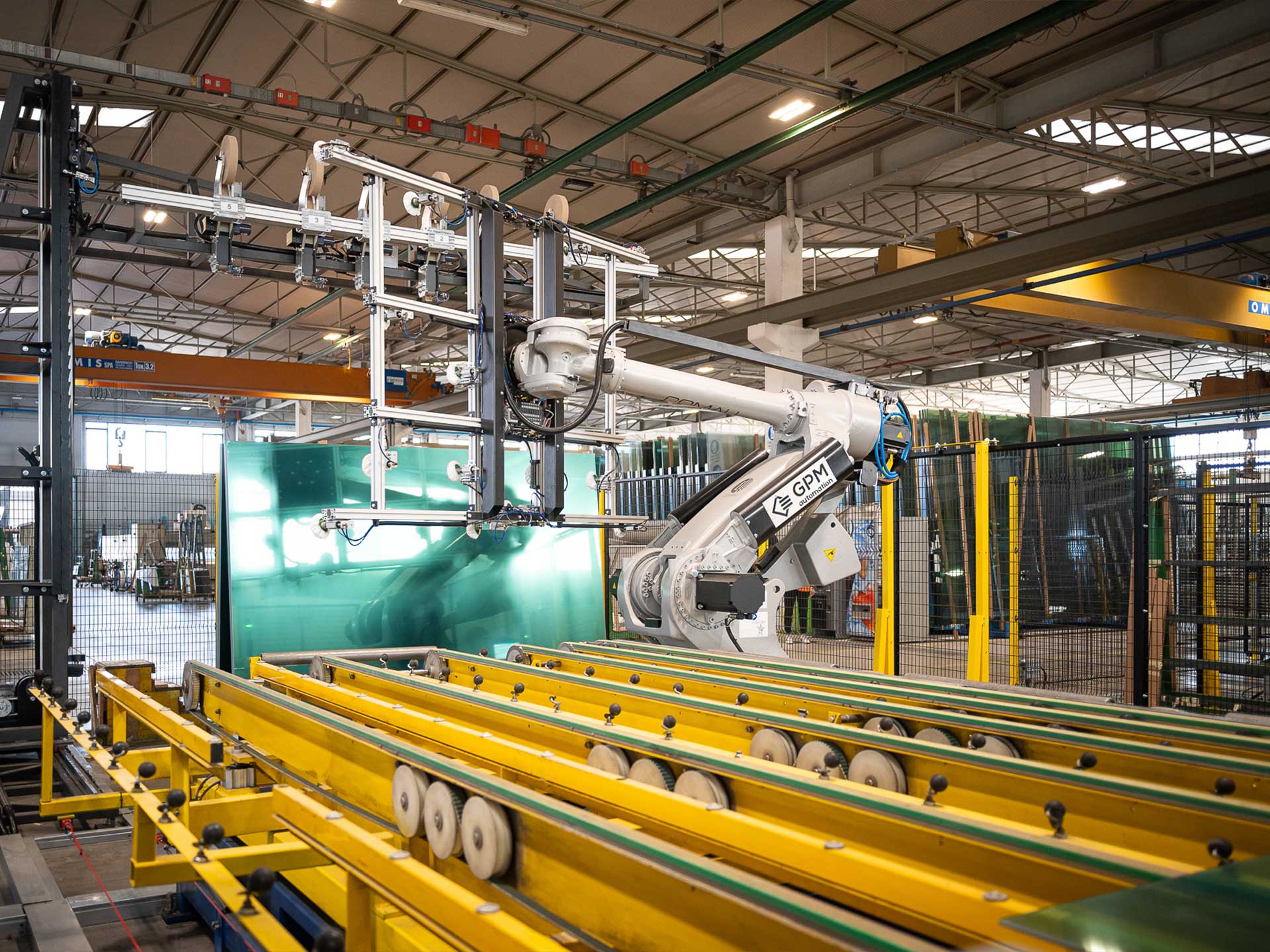 Dettaglio molatura Vetro